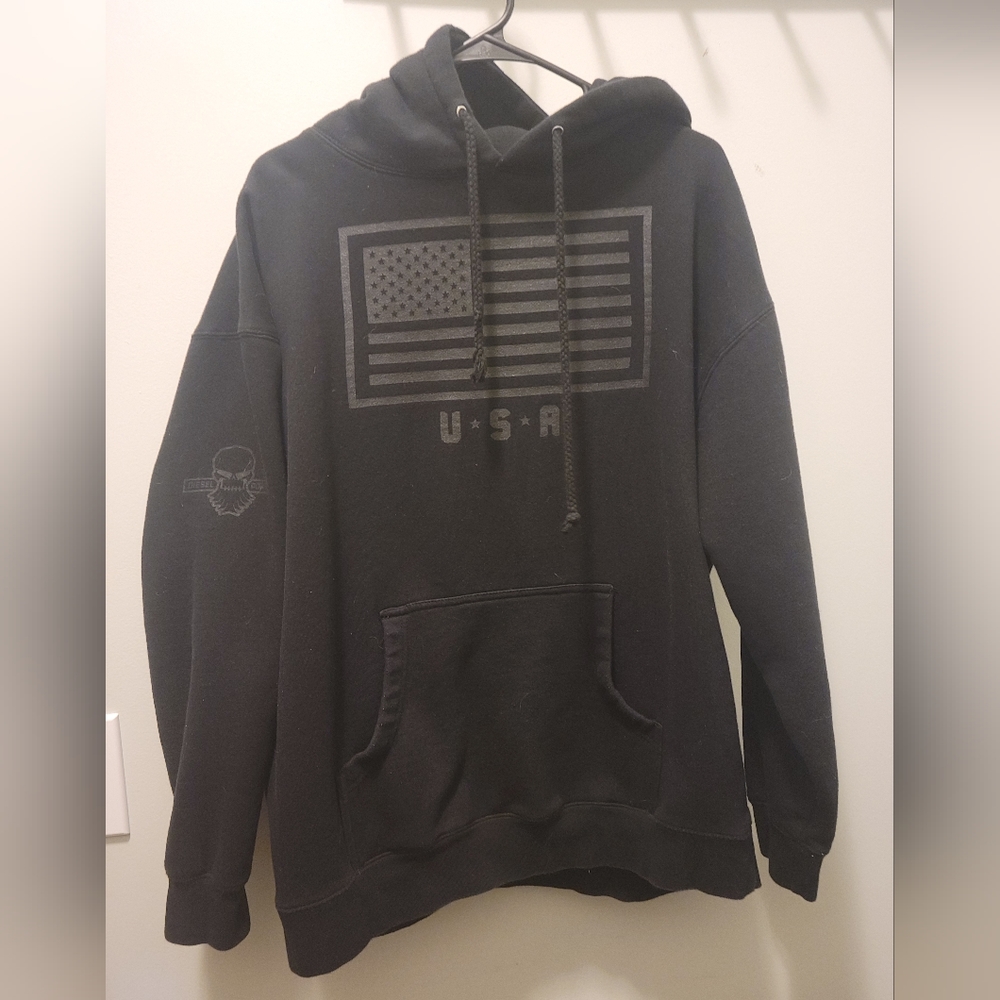 Mens Blackout USA Hoodie